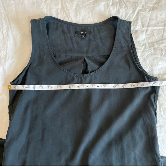 Anthro x Drew Tie Front Knotted Sleeveless Dress Black XS - Picture 7 of 12